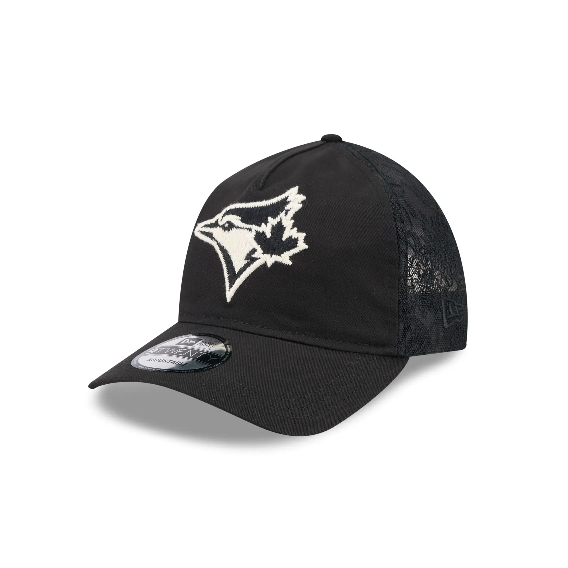 Toronto Blue Jays Embroidered Mesh 9TWENTY A-Frame Adjustable Hat sold by New Era