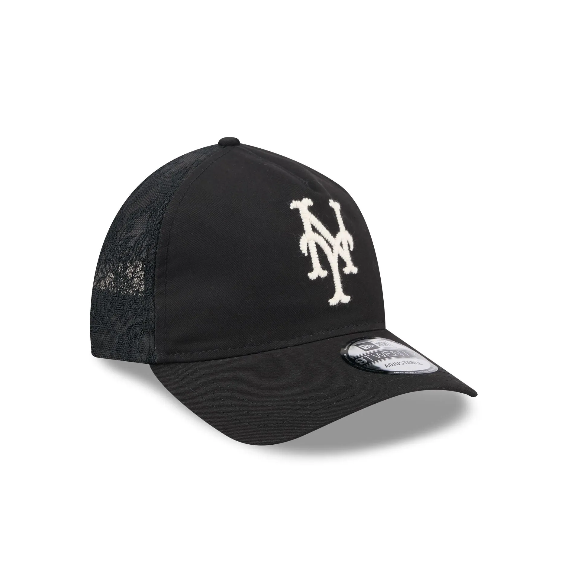 New York Mets Embroidered Mesh 9TWENTY A-Frame Adjustable Hat sold by New Era product image thumbnail 3