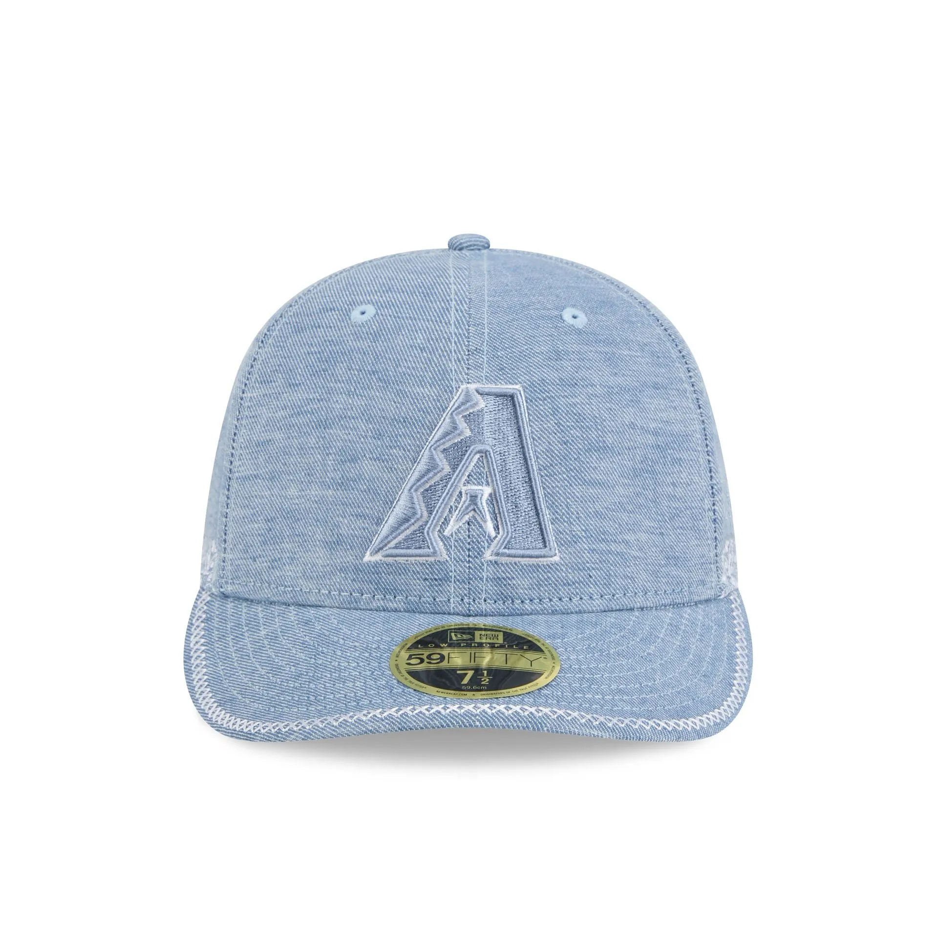 Arizona Diamondbacks Hand Stitched Chambray Low Profile 59FIFTY Fitted Hat sold by New Era product image thumbnail 2
