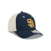San Diego Padres Linen 9FORTY M-Crown Snapback Hat sold by New Era