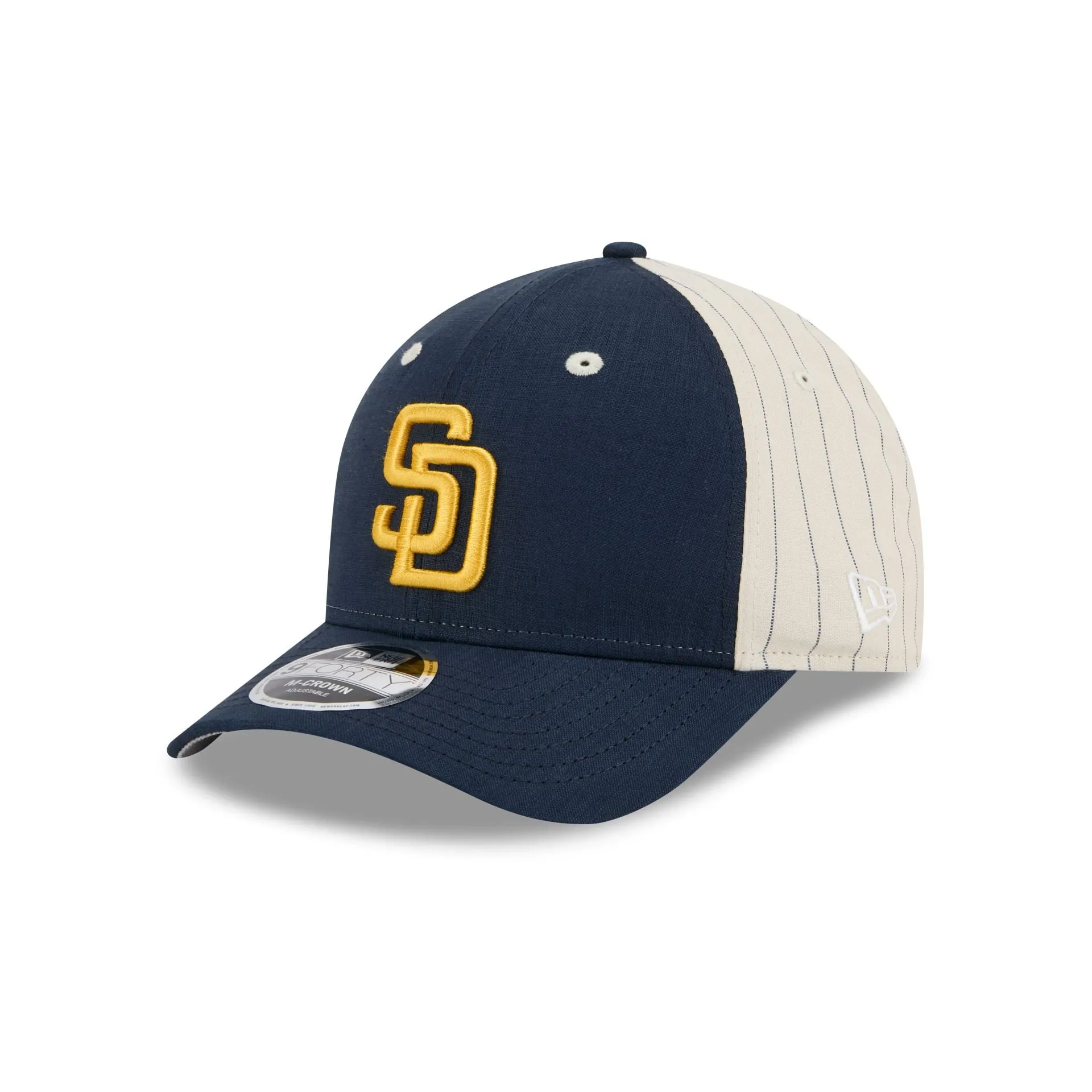 San Diego Padres Linen 9FORTY M-Crown Snapback Hat sold by New Era