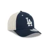 Los Angeles Dodgers Linen 9FORTY M-Crown Snapback Hat sold by New Era