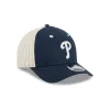 Philadelphia Phillies Linen 9FORTY M-Crown Snapback Hat sold by New Era