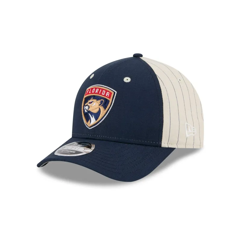Florida Panthers Linen 9FORTY M-Crown Snapback Hat sold by New Era