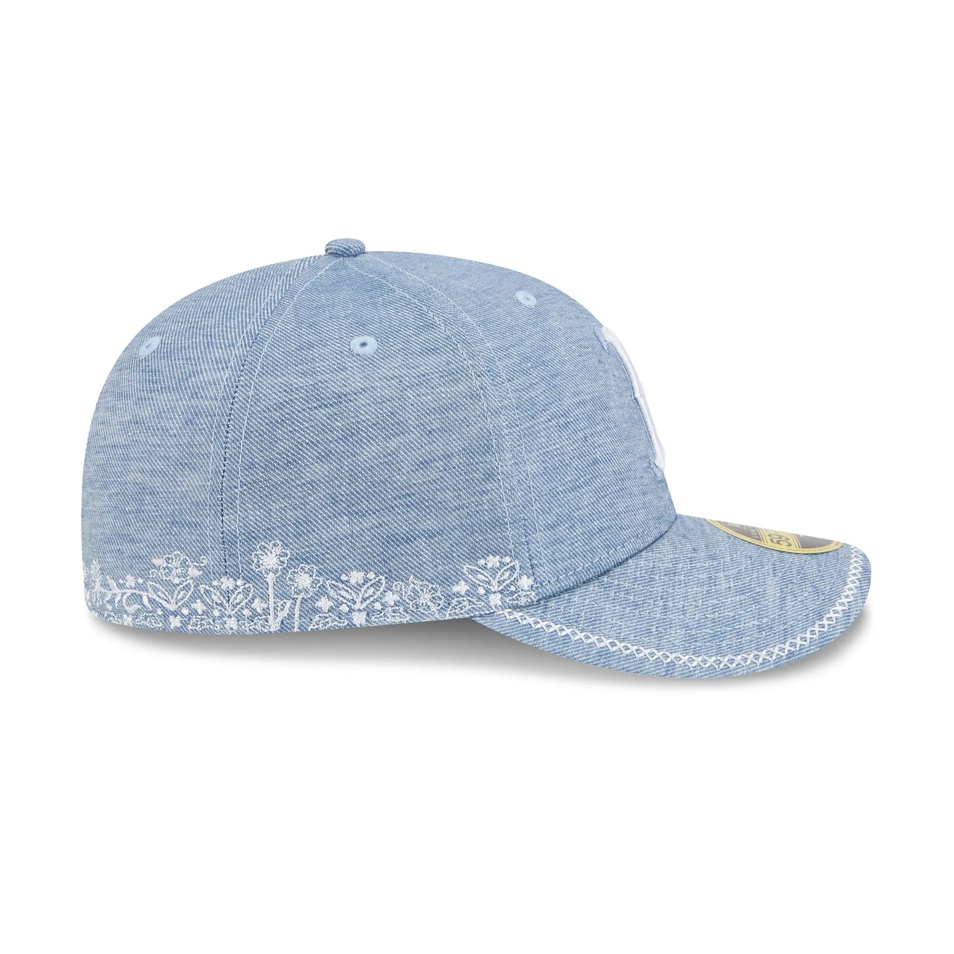 Boston Red Sox Hand Stitched Chambray Low Profile 59FIFTY Fitted Hat sold by New Era product image thumbnail 5
