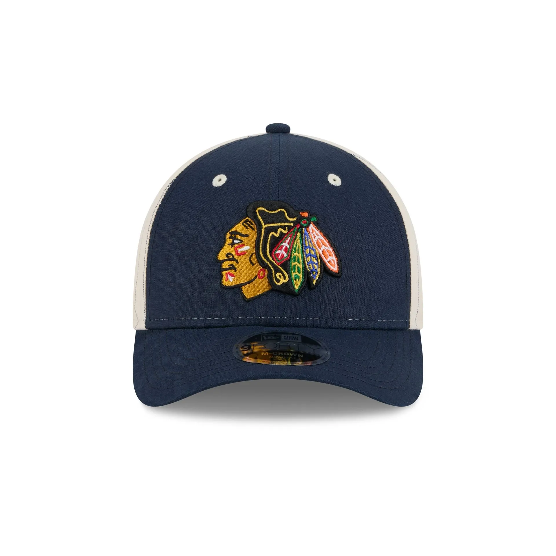 Chicago Blackhawks Linen 9FORTY M-Crown Snapback Hat sold by New Era product image thumbnail 2