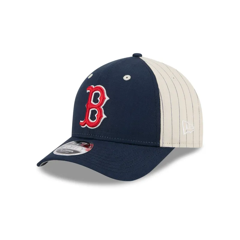 Boston Red Sox Linen 9FORTY M-Crown Snapback Hat sold by New Era
