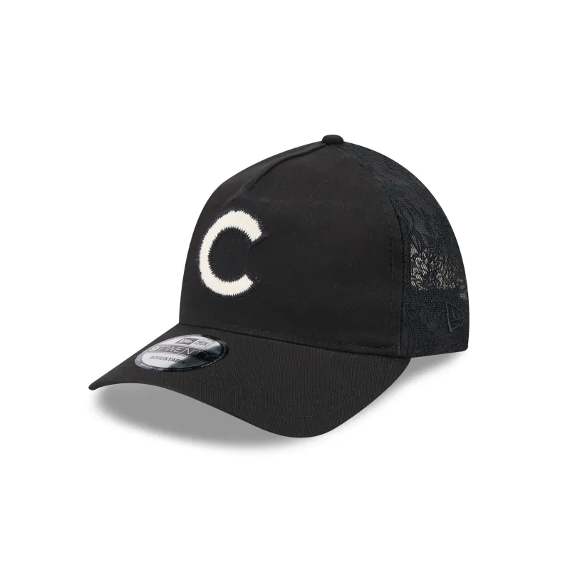 Chicago Cubs Embroidered Mesh 9TWENTY A-Frame Adjustable Hat sold by New Era