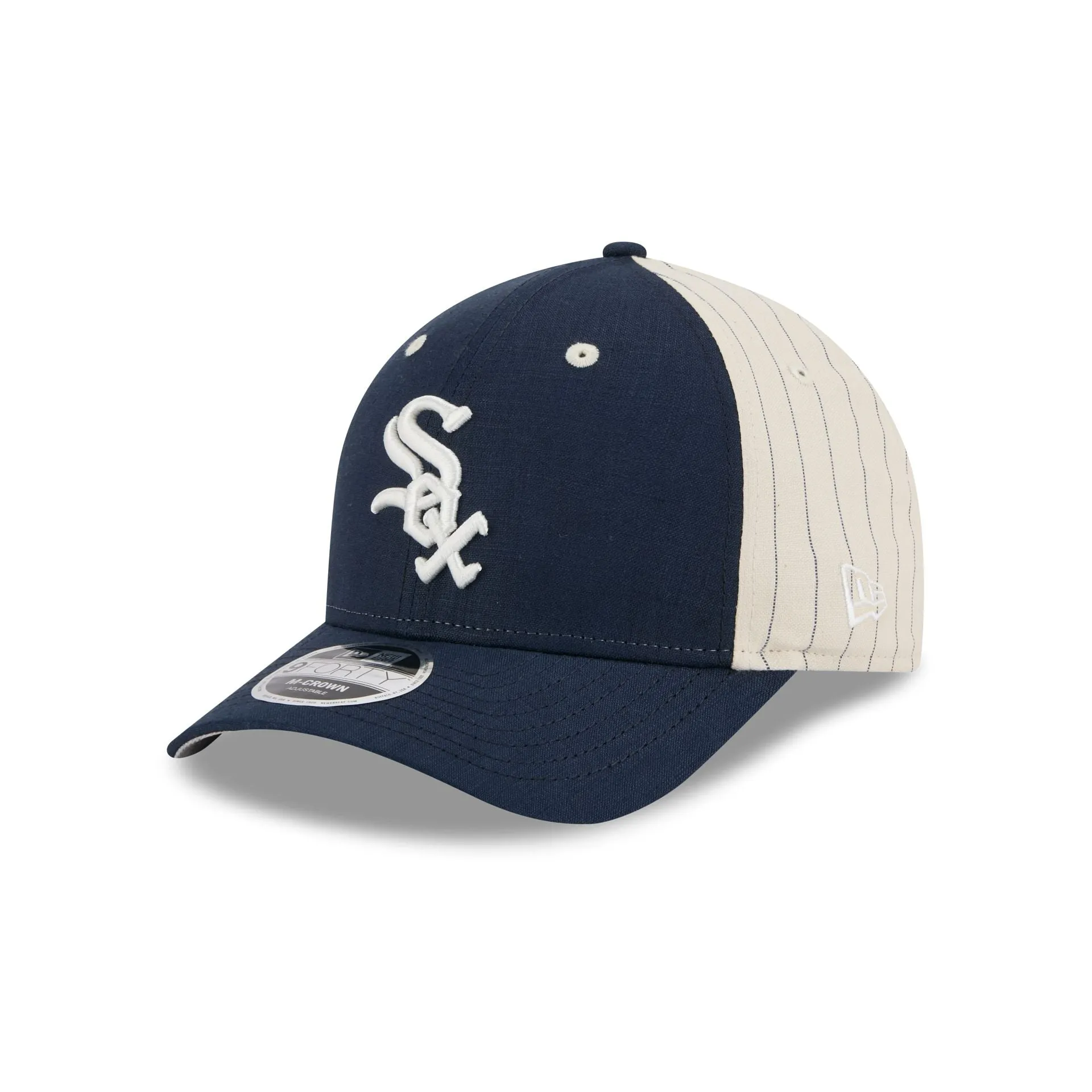 Chicago White Sox Linen 9FORTY M-Crown Snapback Hat sold by New Era