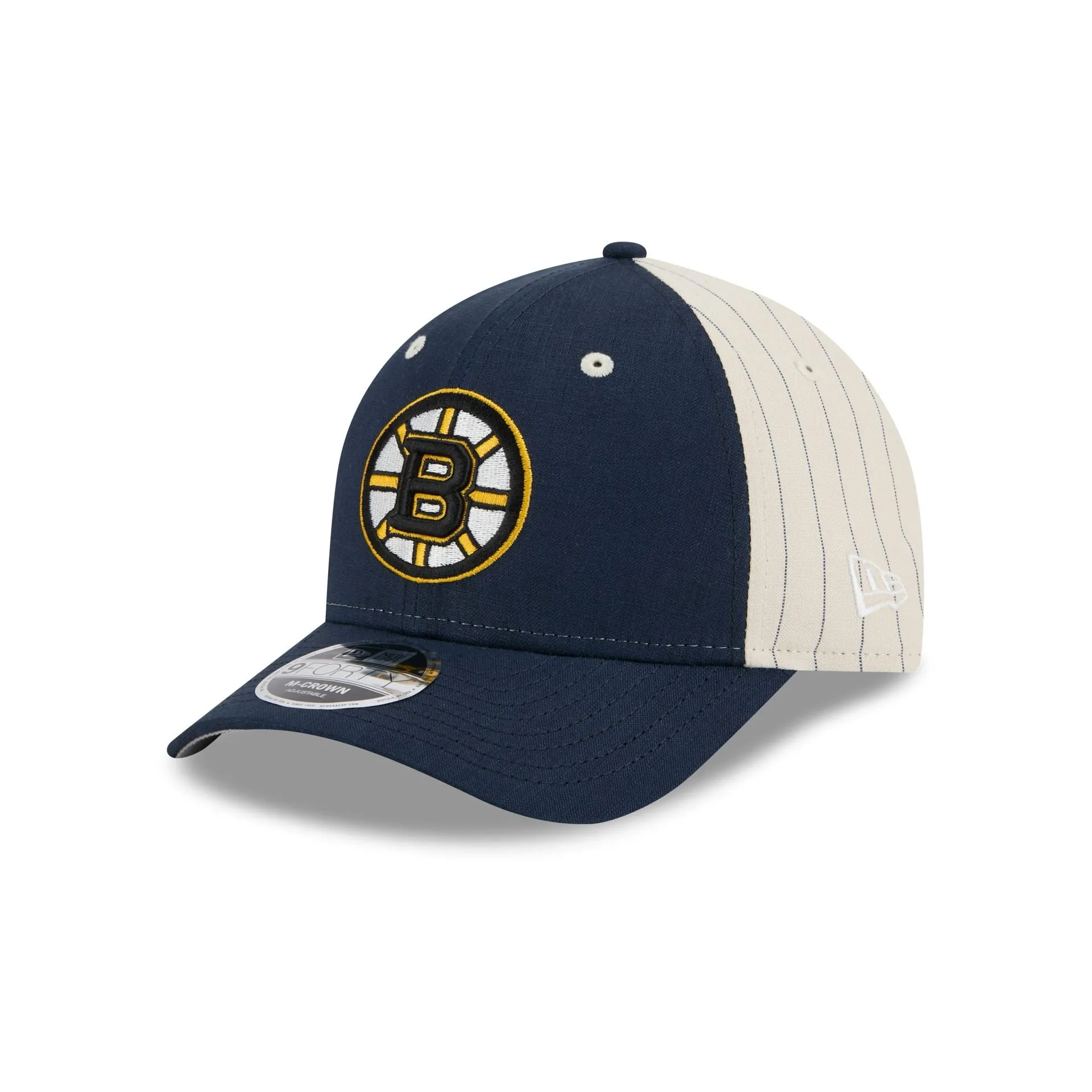 Boston Bruins Linen 9FORTY M-Crown Snapback Hat sold by New Era