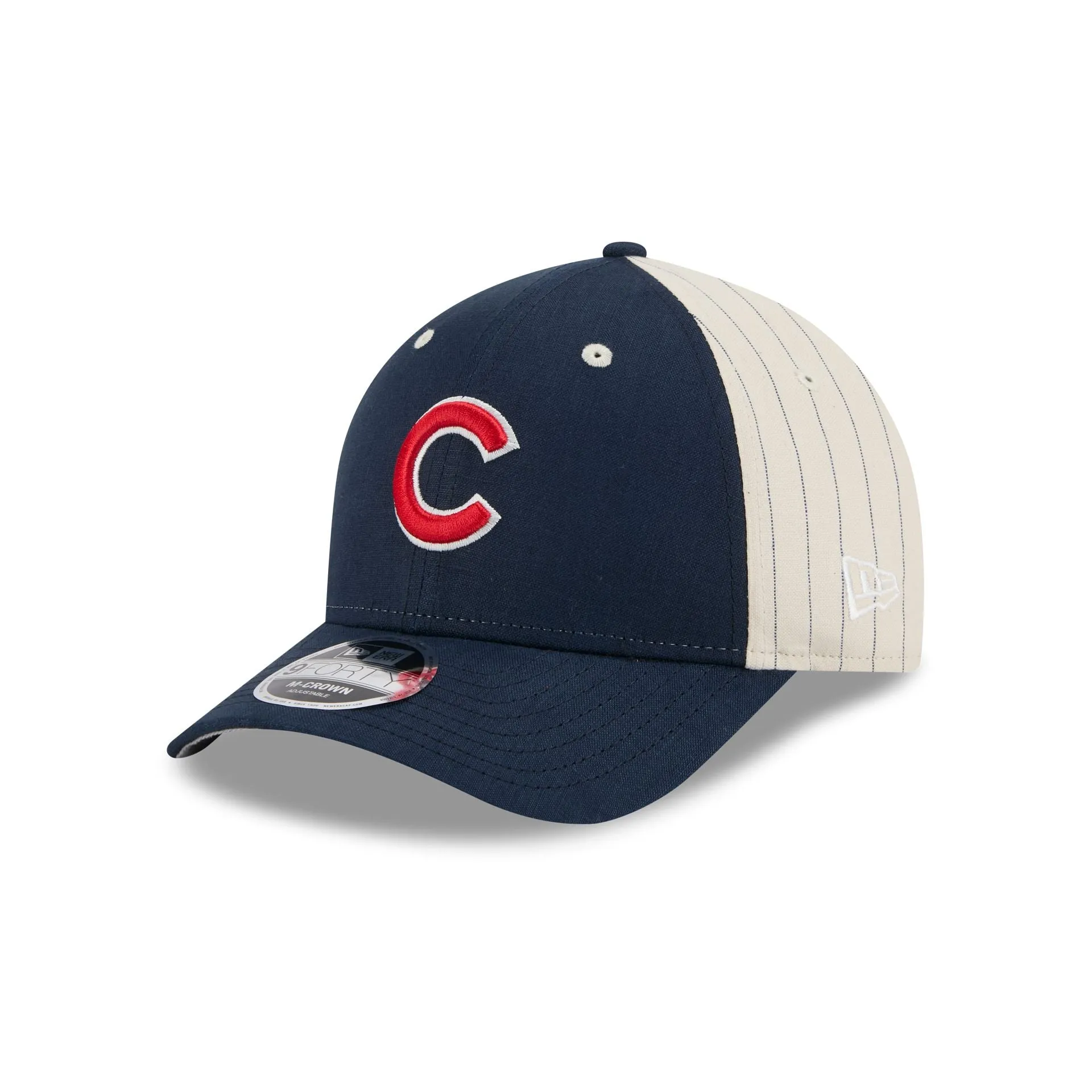 Chicago Cubs Linen 9FORTY M-Crown Snapback Hat sold by New Era