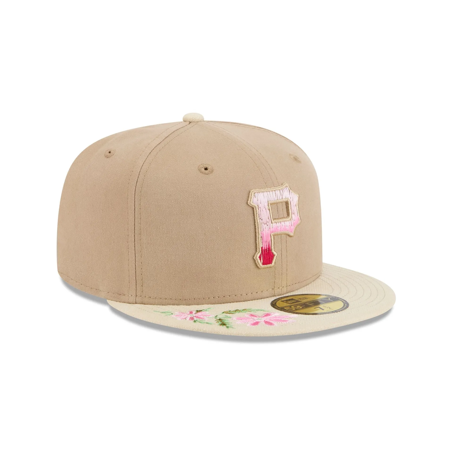 Pittsburgh Pirates Hand Stitched Floral 59FIFTY Fitted Hat sold by New Era product image thumbnail 3