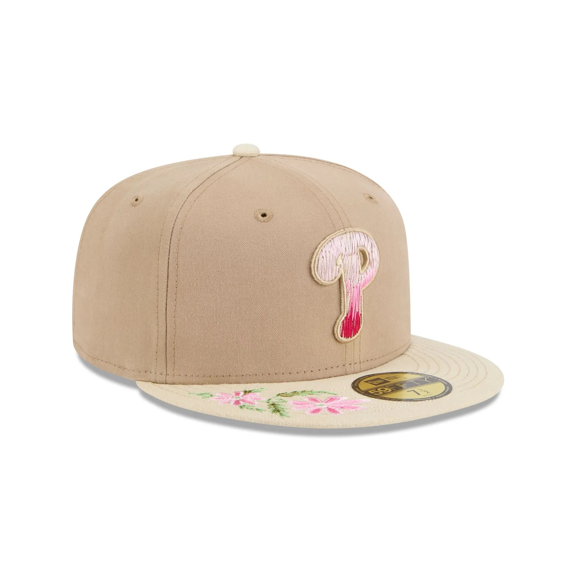 Philadelphia Phillies Hand Stitched Floral 59FIFTY Fitted Hat sold by New Era product image thumbnail 3