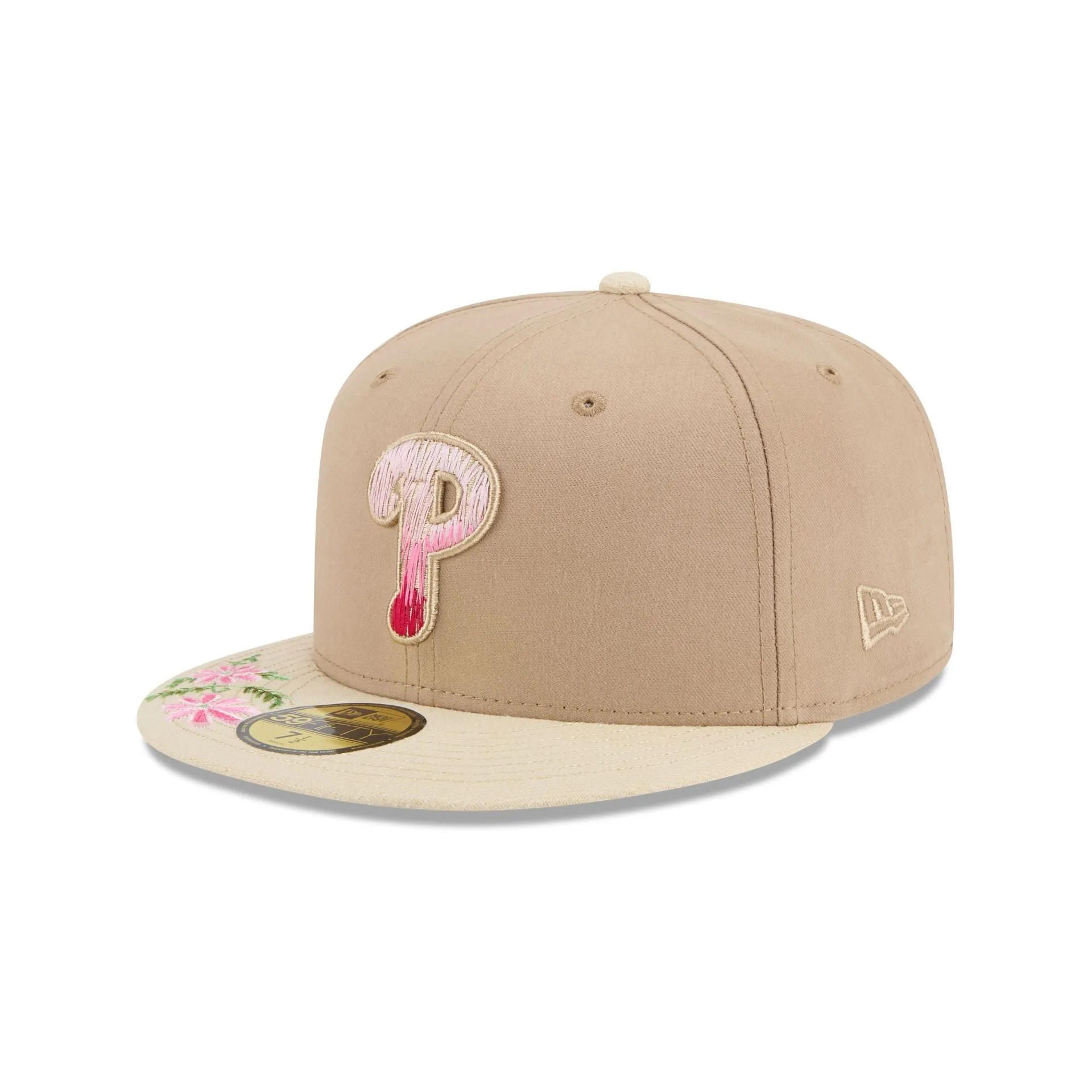 Philadelphia Phillies Hand Stitched Floral 59FIFTY Fitted Hat sold by New Era