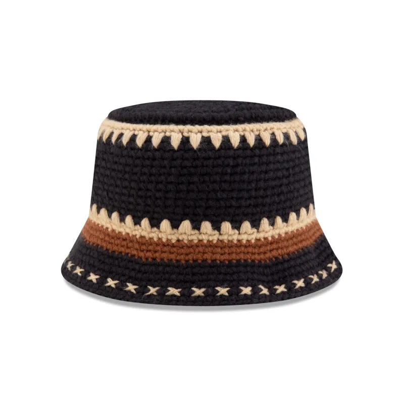 Crochet Knit Bucket Hat sold by New Era