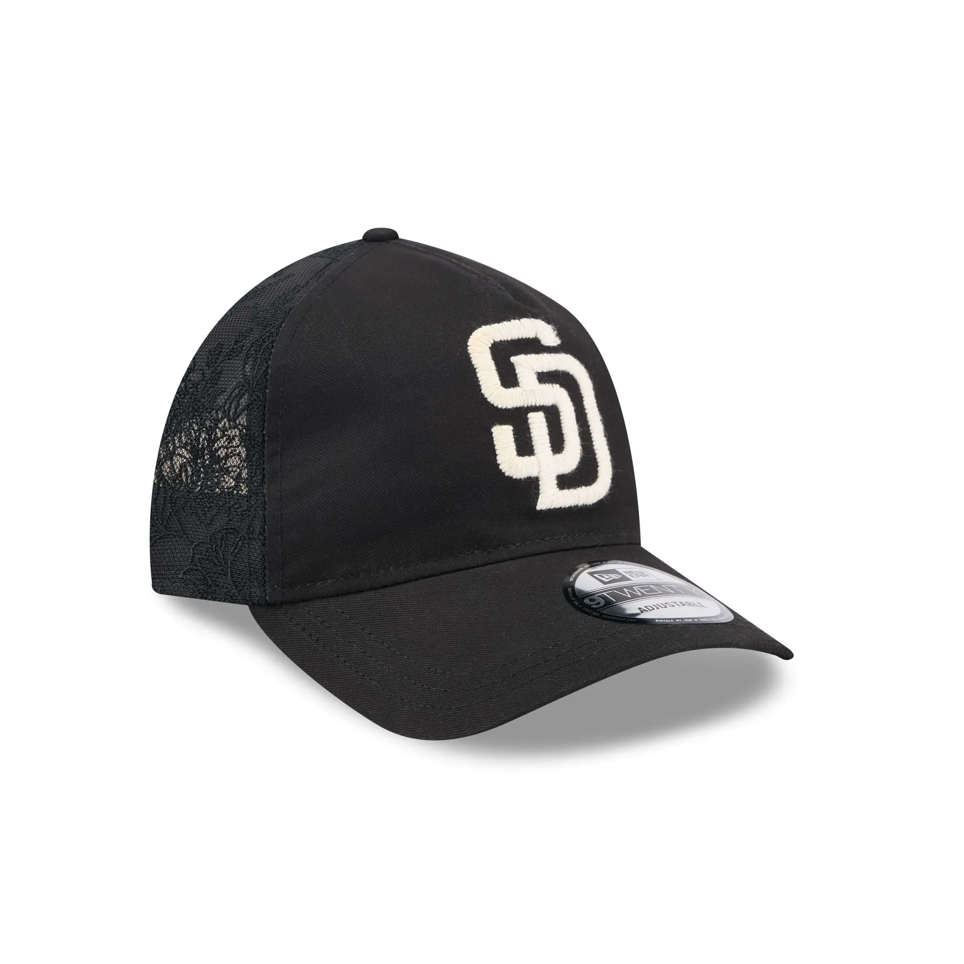 San Diego Padres Embroidered Mesh 9TWENTY A-Frame Adjustable Hat sold by New Era product image thumbnail 3