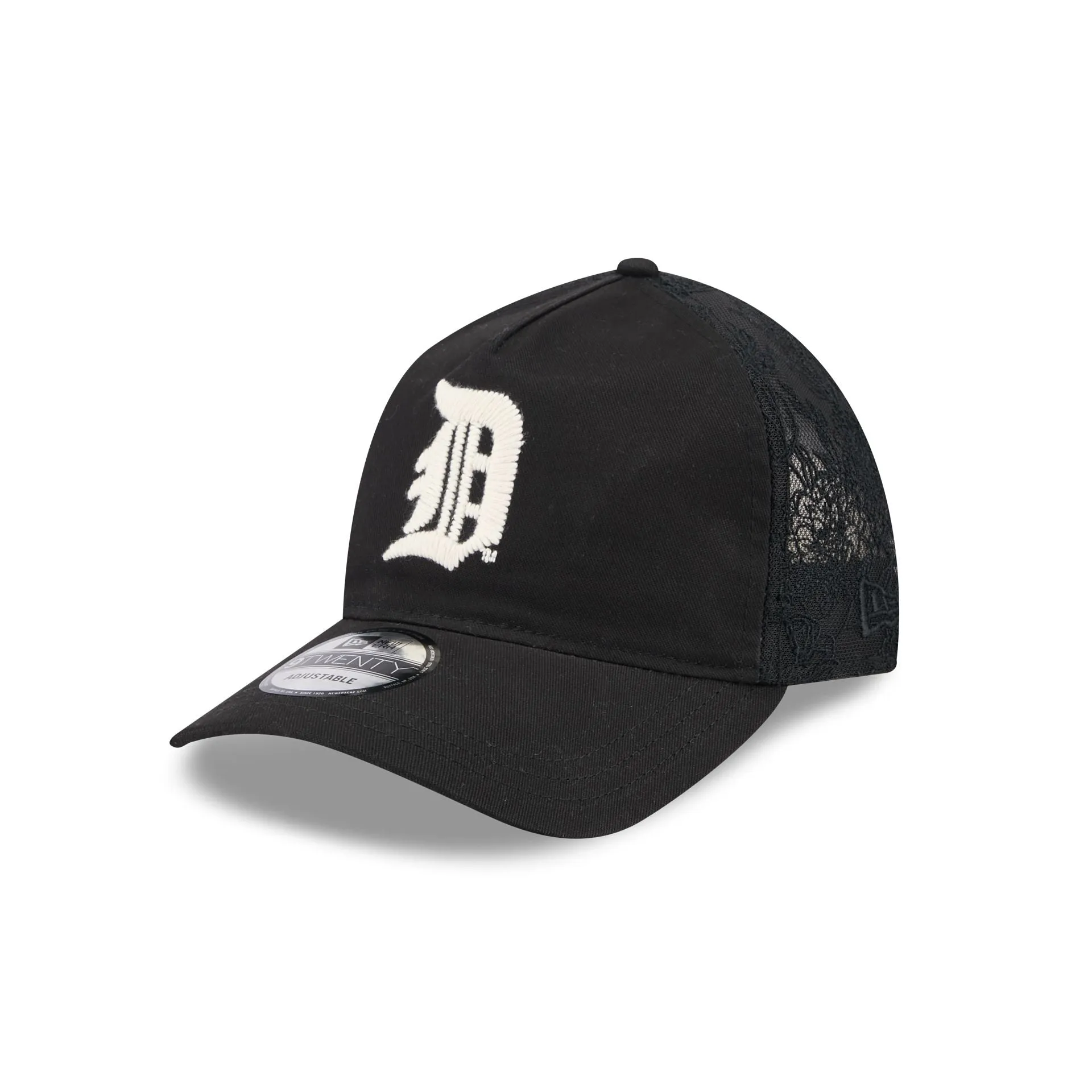 Detroit Tigers Embroidered Mesh 9TWENTY A-Frame Adjustable Hat sold by New Era