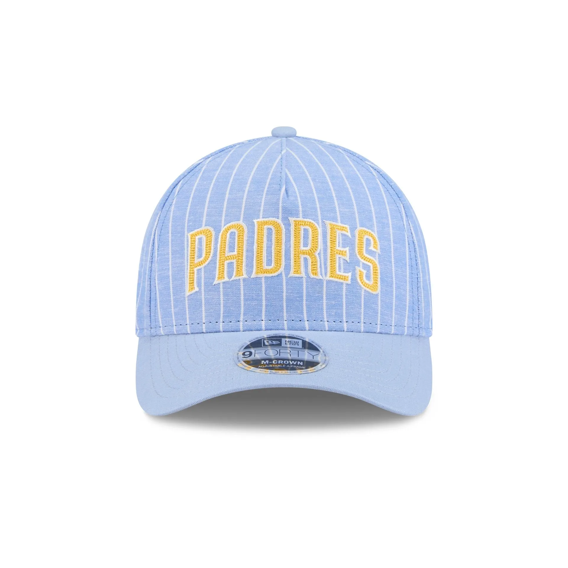 San Diego Padres Pinstripe Linen 9FORTY M-Crown A-Frame Snapback Hat sold by New Era product image thumbnail 2
