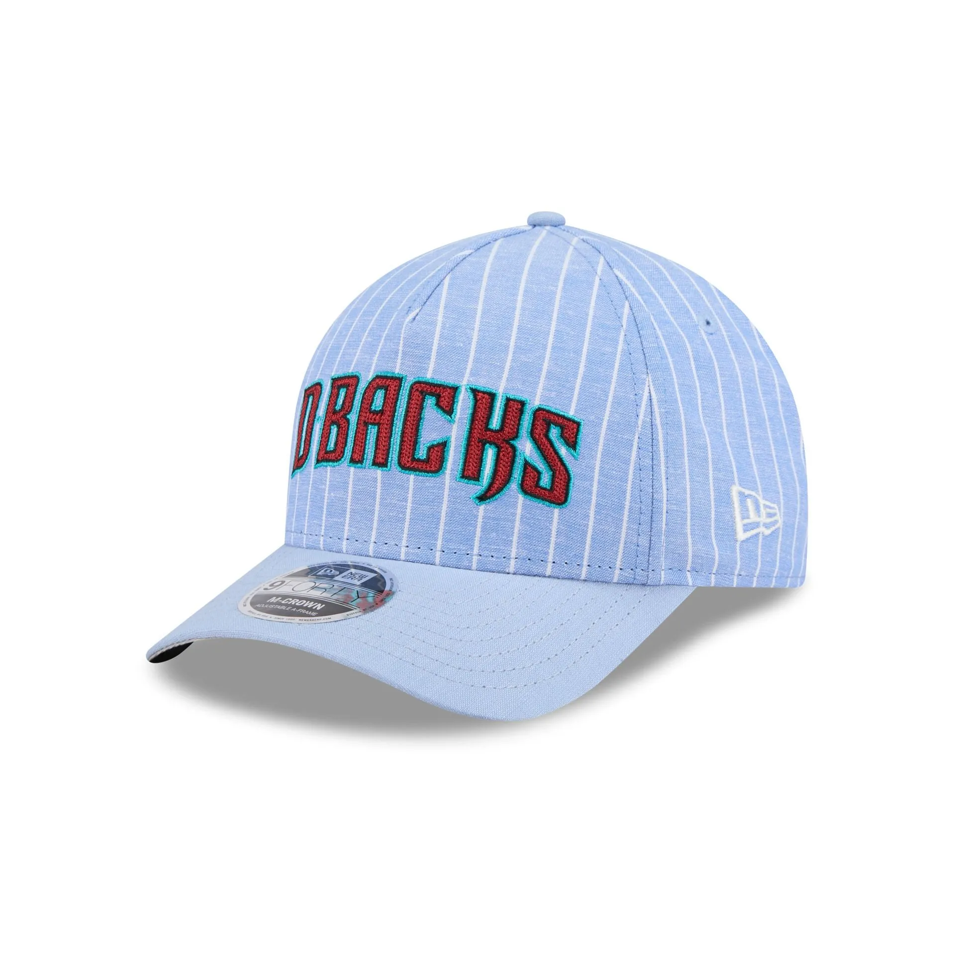 Arizona Diamondbacks Pinstripe Linen 9FORTY M-Crown A-Frame Snapback Hat sold by New Era