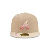 Atlanta Braves Hand Stitched Floral 59FIFTY Fitted Hat sold by New Era