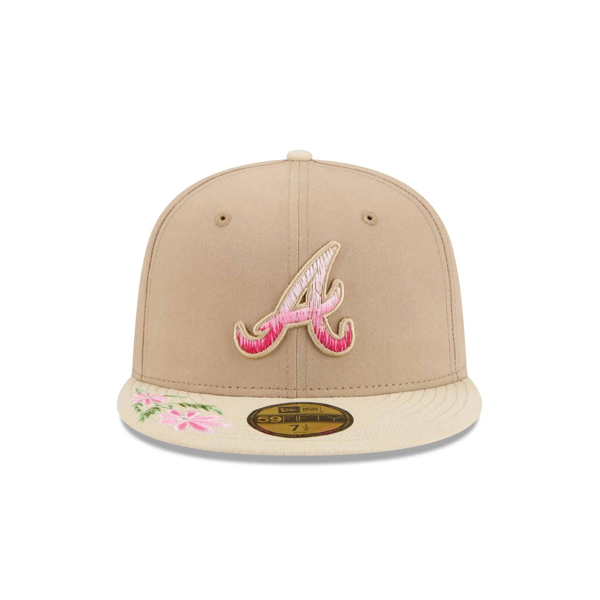 Atlanta Braves Hand Stitched Floral 59FIFTY Fitted Hat sold by New Era product image thumbnail 2