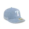 Texas Rangers Hand Stitched Chambray Low Profile 59FIFTY Fitted Hat sold by New Era