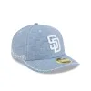 San Diego Padres Hand Stitched Chambray Low Profile 59FIFTY Fitted Hat sold by New Era