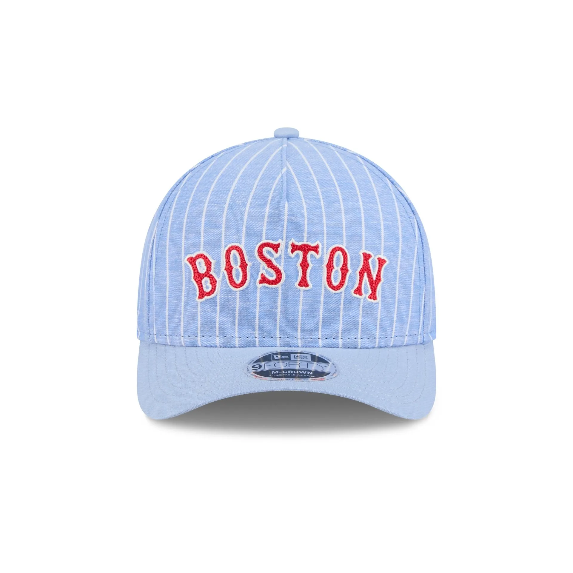 Boston Red Sox Pinstripe Linen 9FORTY M-Crown A-Frame Snapback Hat sold by New Era product image thumbnail 2