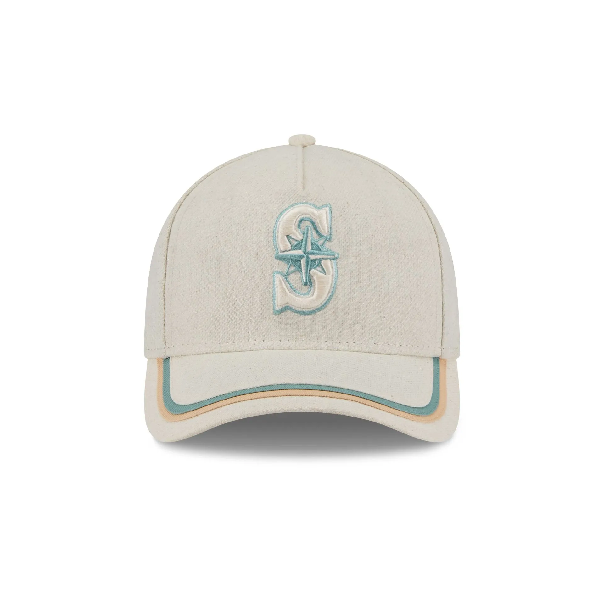 Seattle Mariners Neutral Hemp 9FORTY M-Crown A-Frame Adjustable Hat sold by New Era product image thumbnail 2