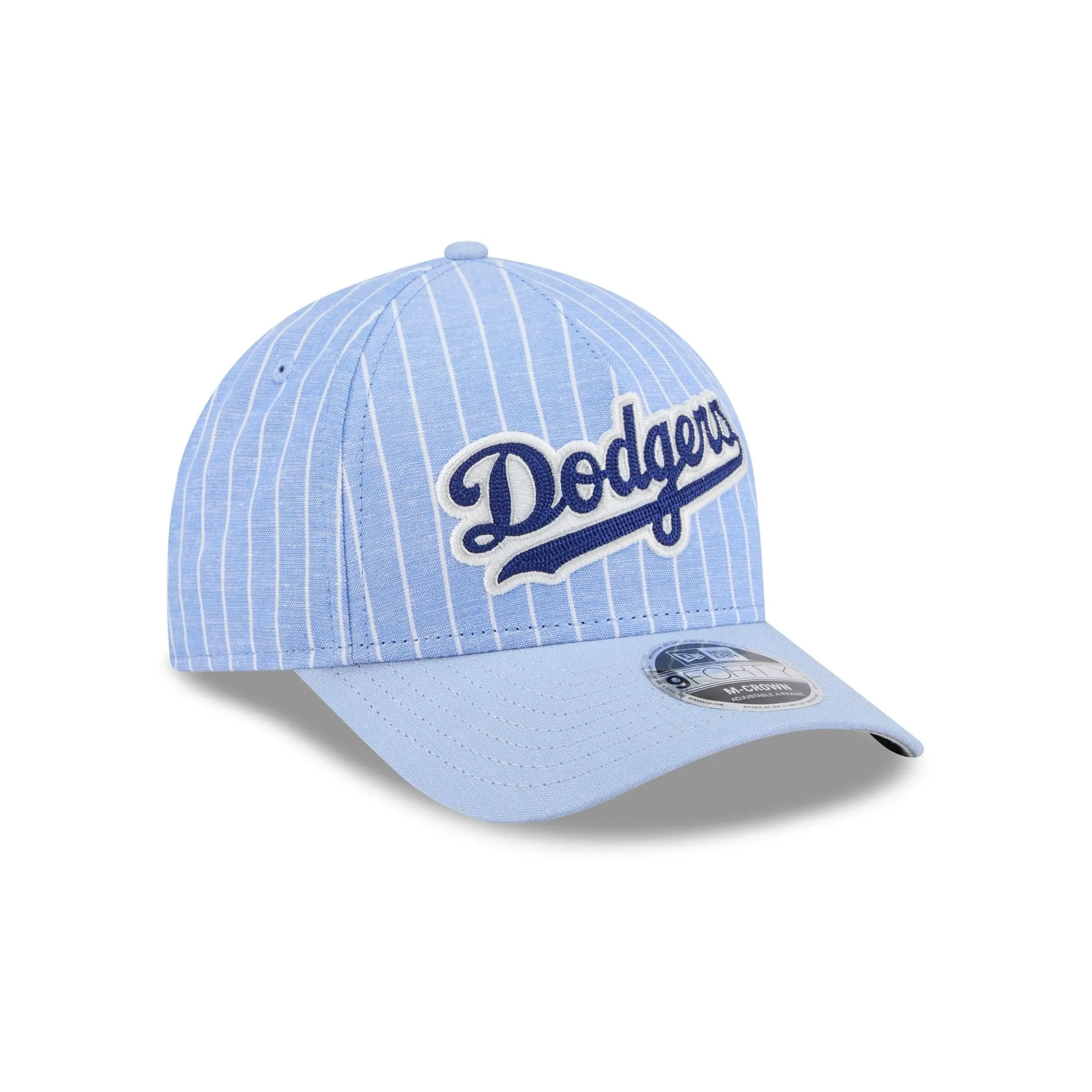 Los Angeles Dodgers Pinstripe Linen 9FORTY M-Crown A-Frame Snapback Hat sold by New Era product image thumbnail 3