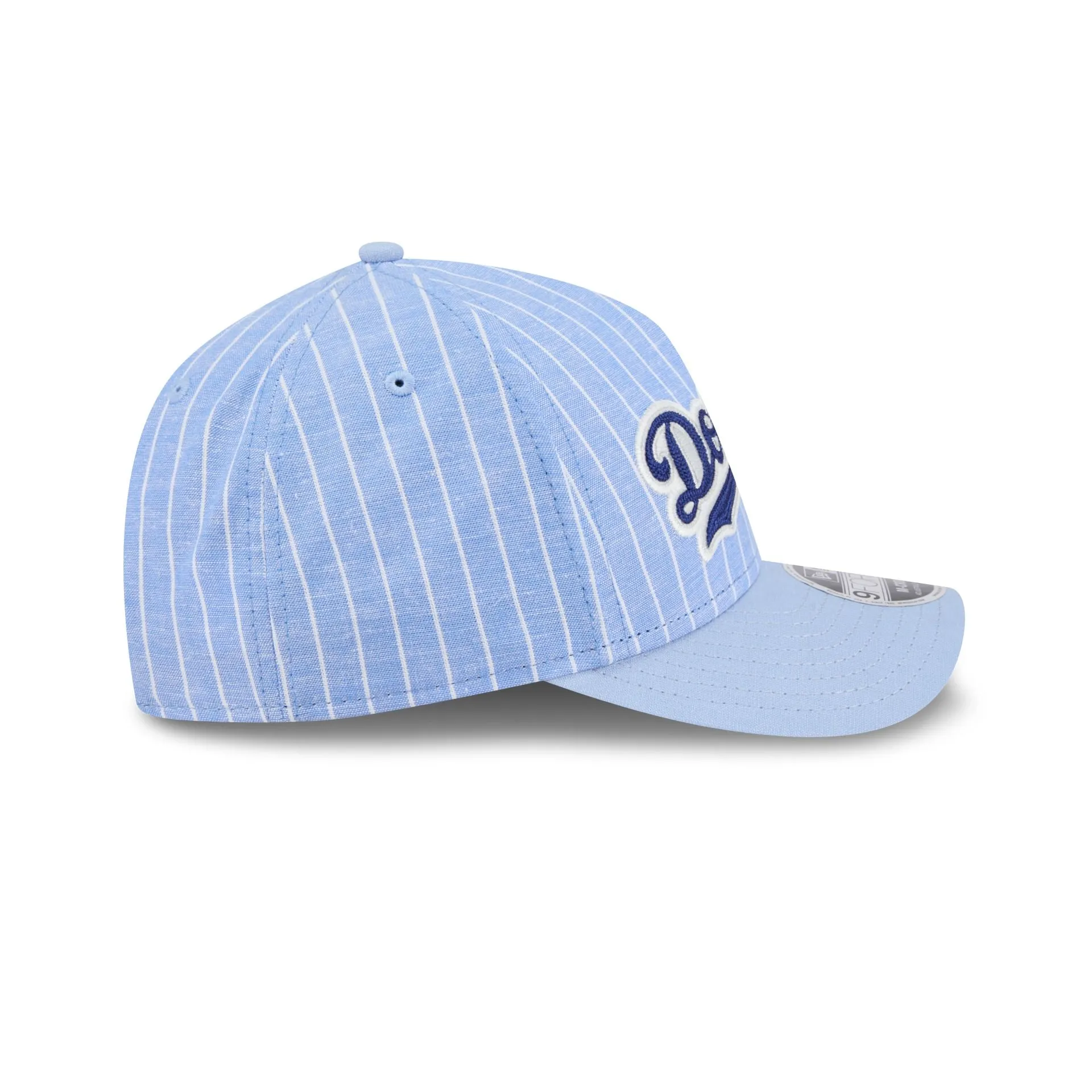Los Angeles Dodgers Pinstripe Linen 9FORTY M-Crown A-Frame Snapback Hat sold by New Era product image thumbnail 5