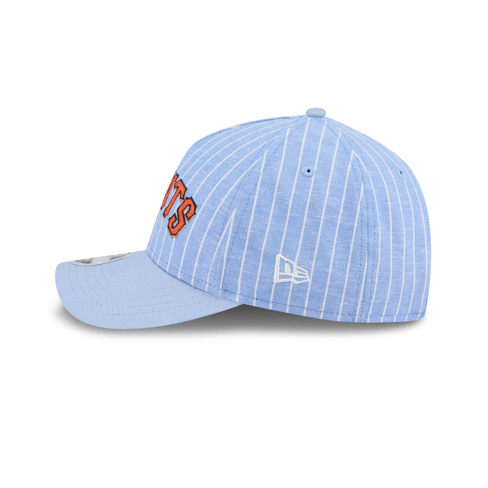 San Francisco Giants Pinstripe Linen 9FORTY M-Crown A-Frame Snapback Hat sold by New Era product image thumbnail 4