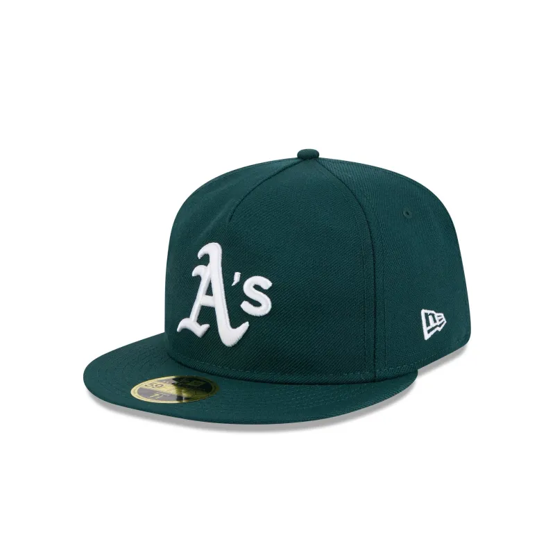 Oakland Athletics Retro Crown Boho Wool 59FIFTY Fitted Hat sold by New Era
