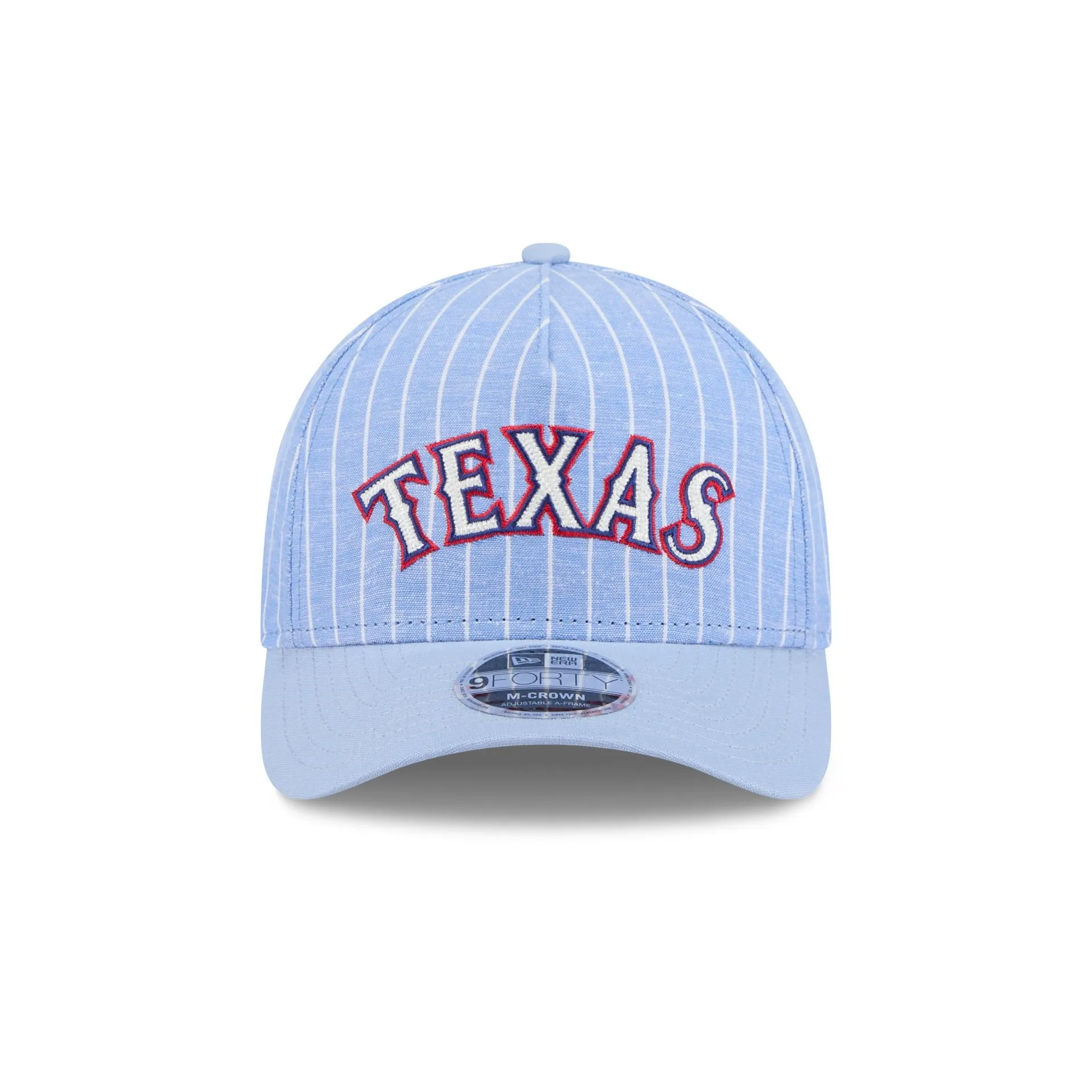 Texas Rangers Pinstripe Linen 9FORTY M-Crown A-Frame Snapback Hat sold by New Era product image thumbnail 2