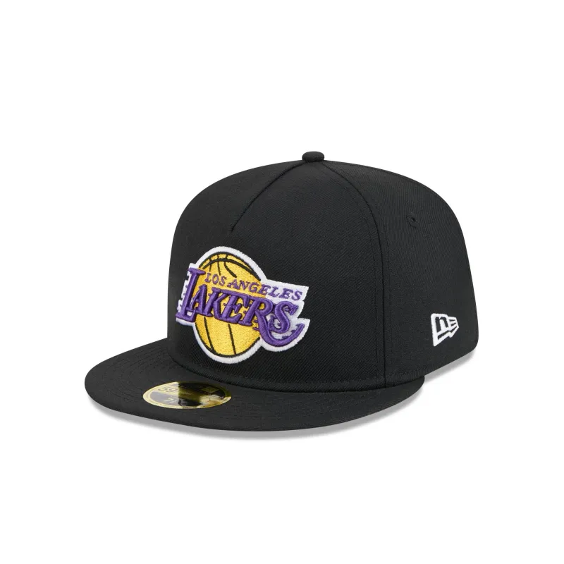 Los Angeles Lakers Boho Wool Retro Crown 59FIFTY Fitted Hat sold by New Era
