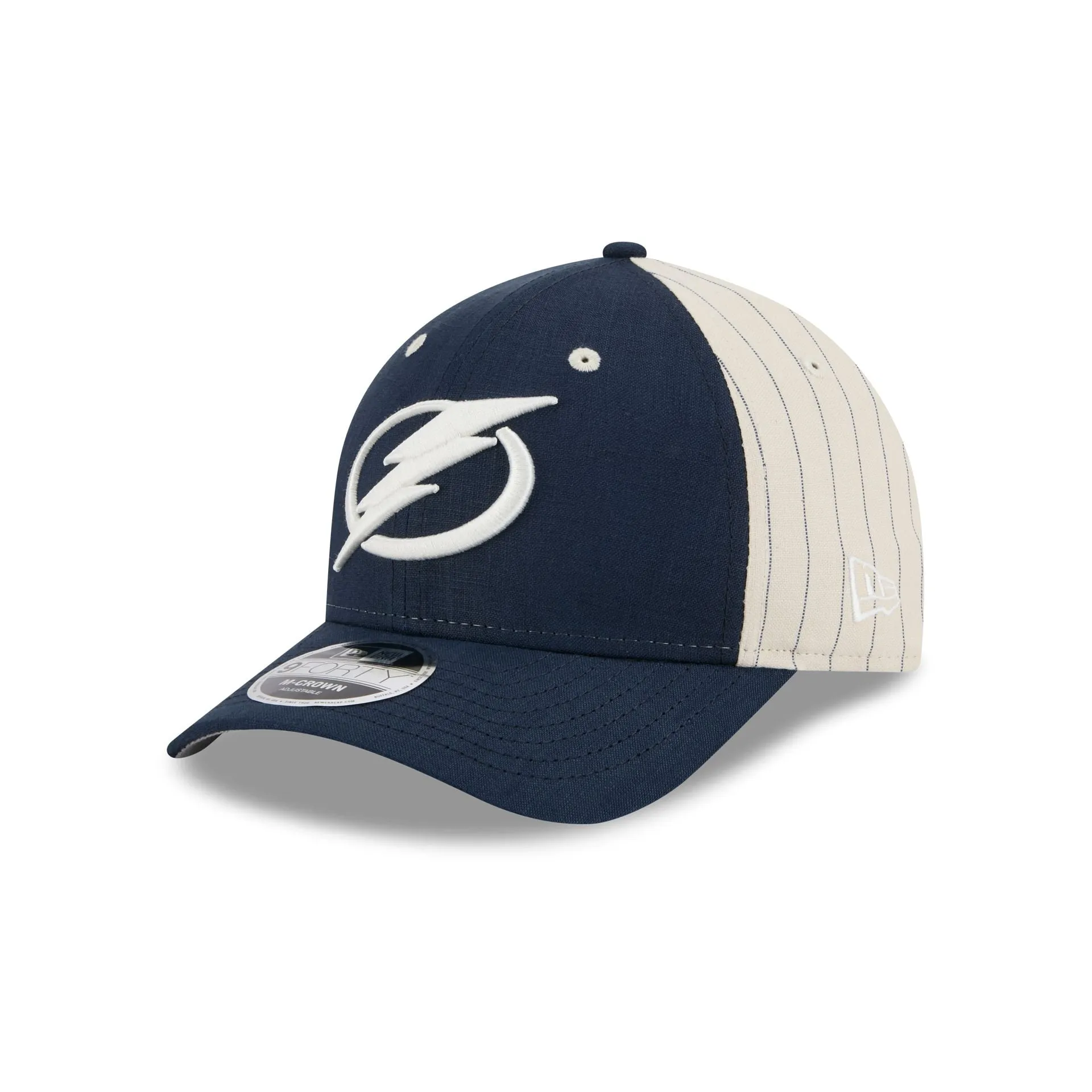 Tampa Bay Lightning Linen 9FORTY M-Crown Snapback Hat sold by New Era