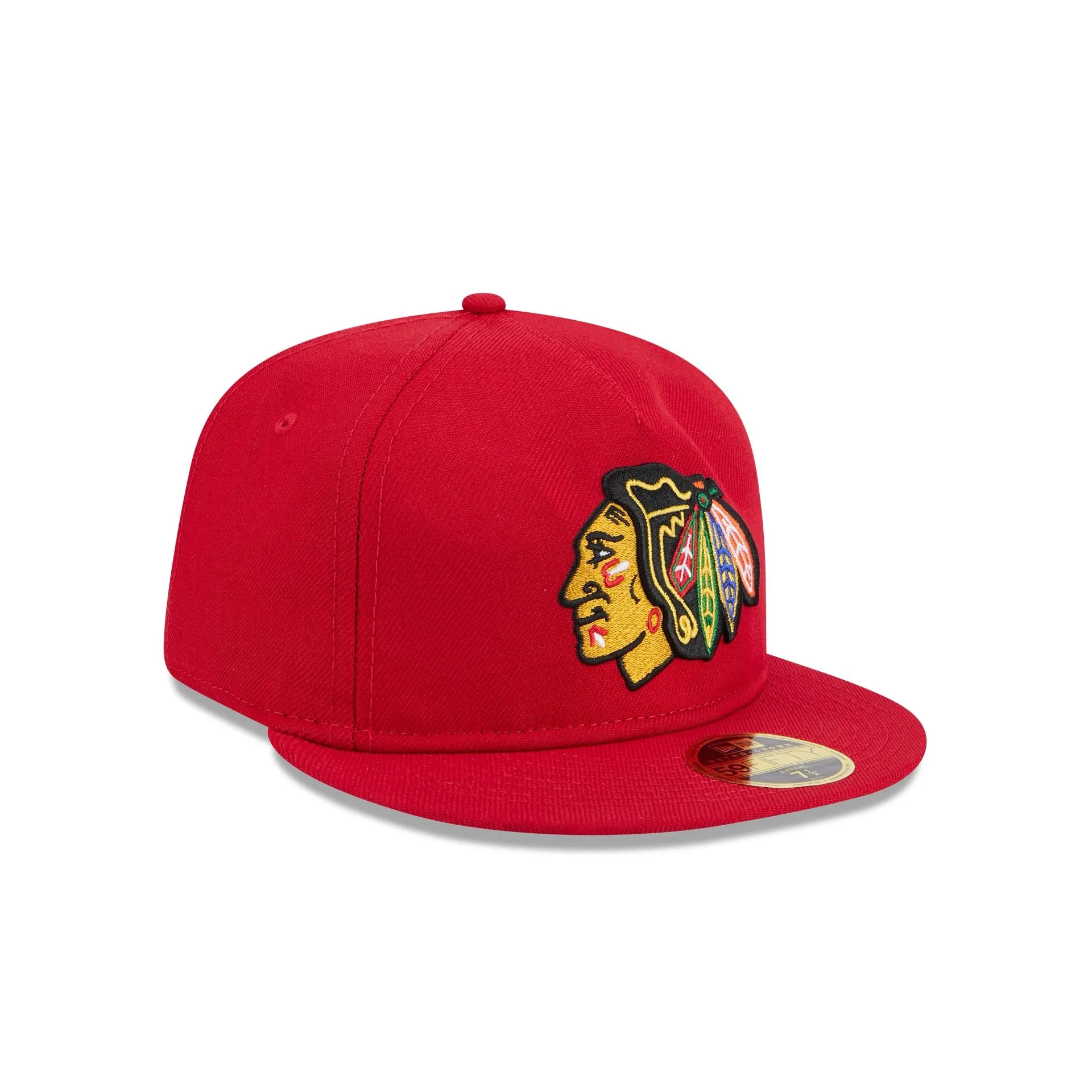 Chicago Blackhawks Boho Wool Retro Crown 59FIFTY Fitted Hat sold by New Era product image thumbnail 3