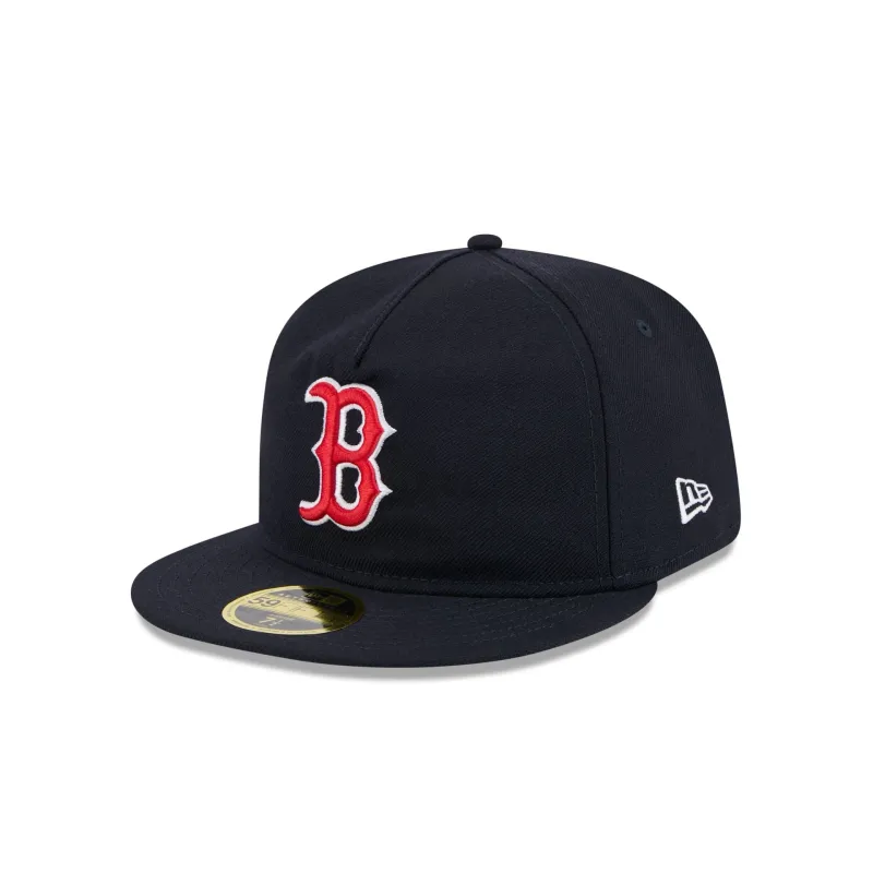 Boston Red Sox Boho Wool Retro Crown 59FIFTY Fitted Hat sold by New Era