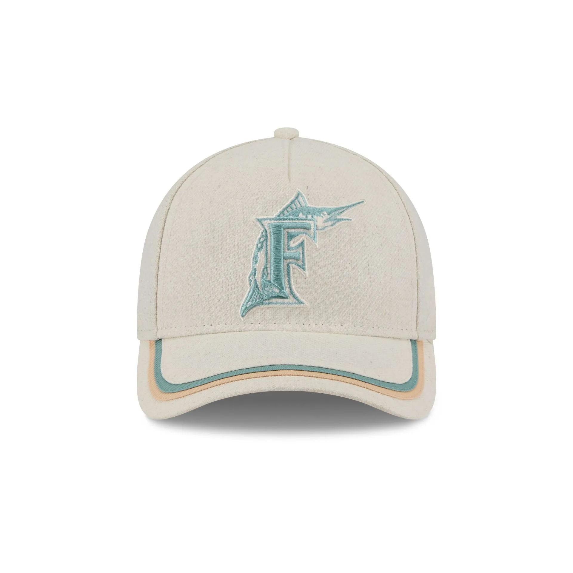 Miami Marlins Neutral Hemp 9FORTY M-Crown A-Frame Adjustable Hat sold by New Era product image thumbnail 2