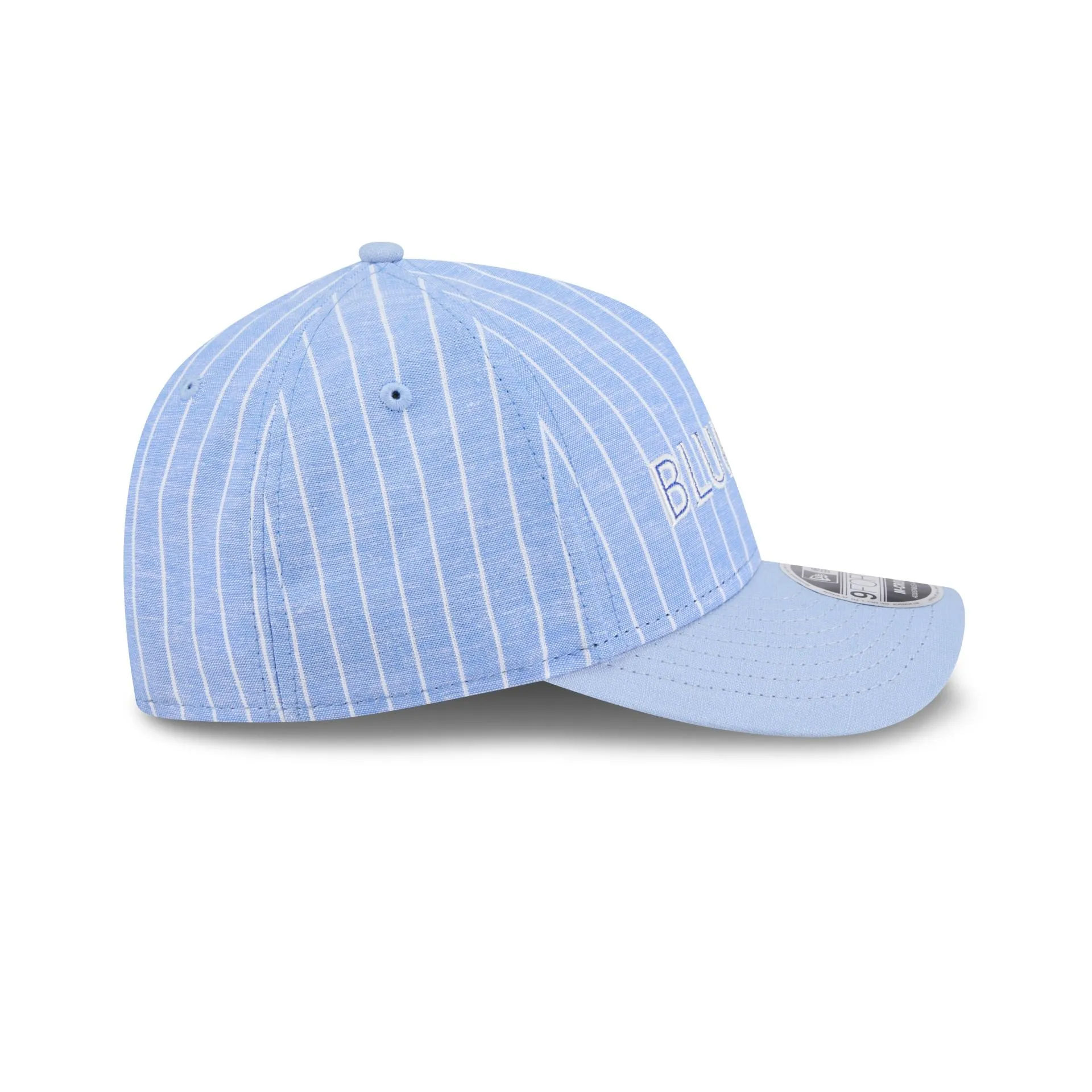 Toronto Blue Jays Pinstripe Linen 9FORTY M-Crown A-Frame Snapback Hat sold by New Era product image thumbnail 5