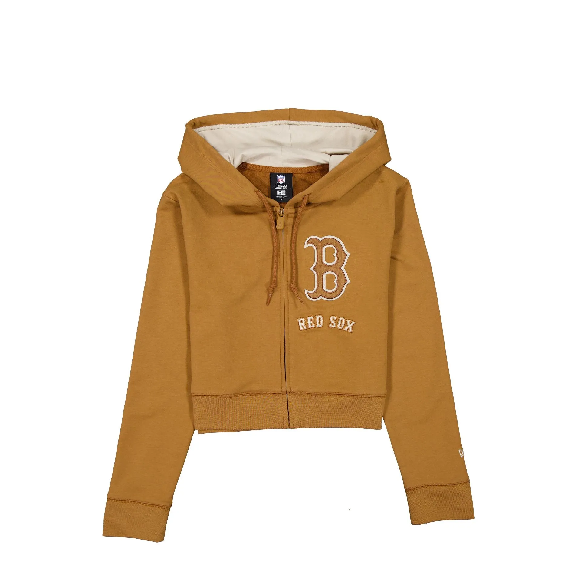 Boston Red Sox Light Bronze Logo Select Women's Full-Zip Hoodie sold by New Era
