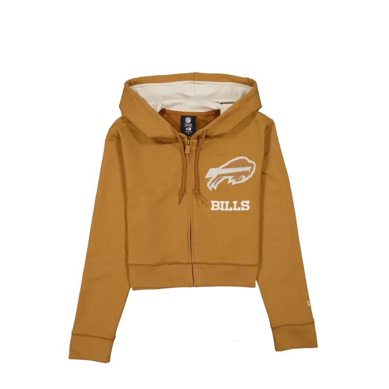 Buffalo Bills Light Bronze Logo Select Women's Full-Zip Hoodie sold by New Era
