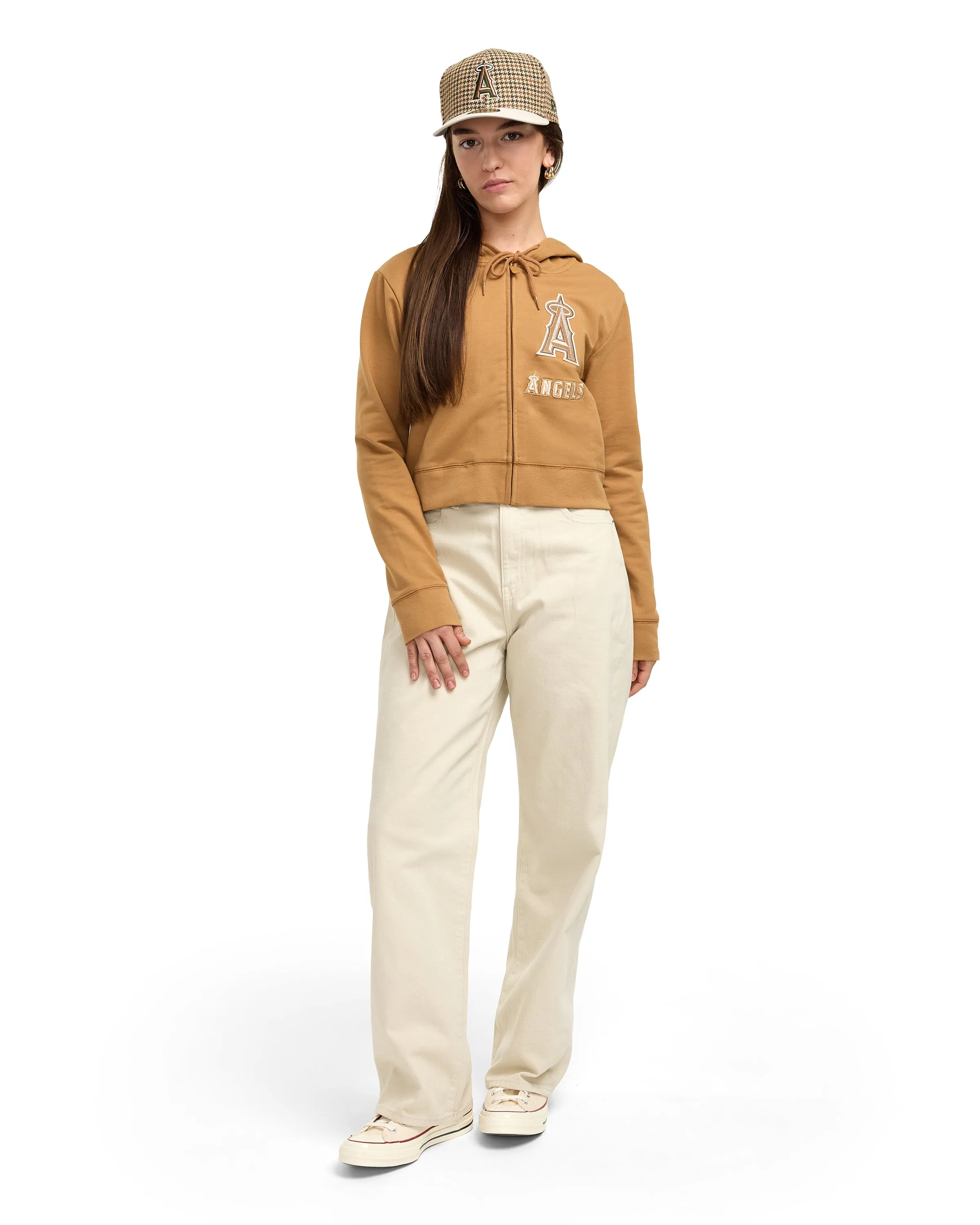 Houston Astros Light Bronze Logo Select Women's Full-Zip Hoodie sold by New Era product image thumbnail 4