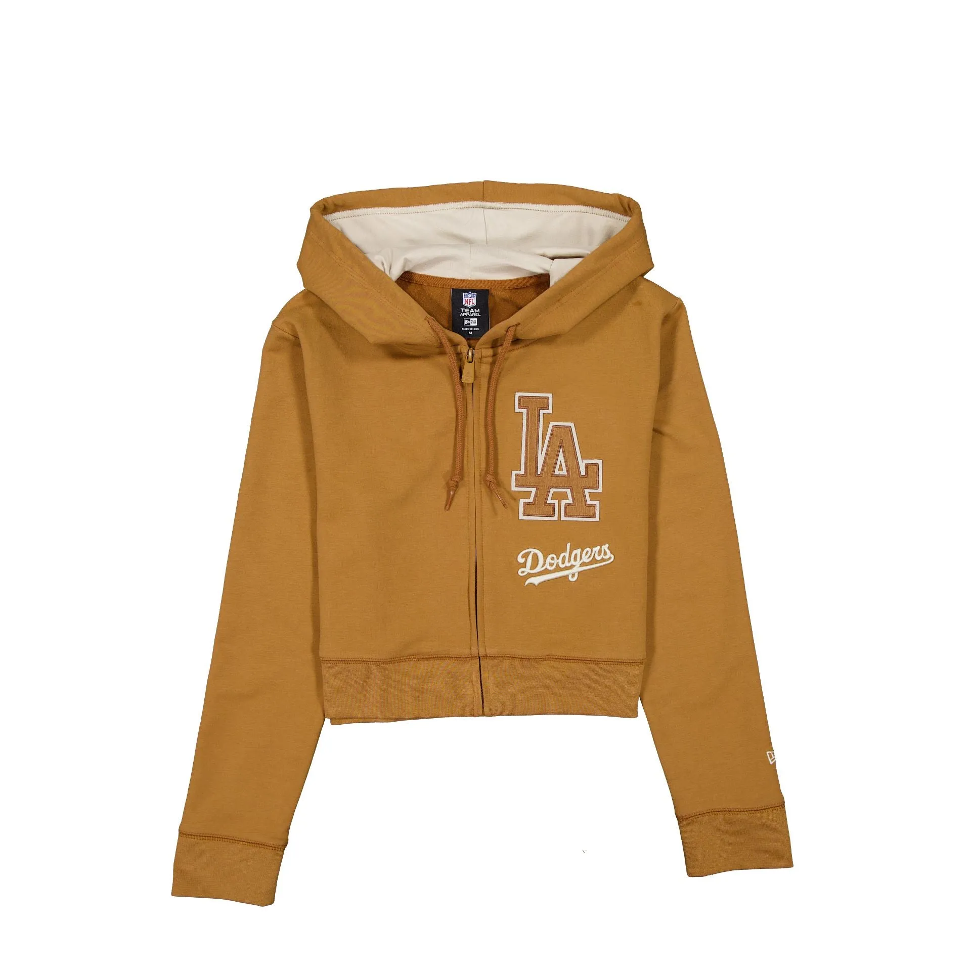 Los Angeles Dodgers Light Bronze Logo Select Women's Full-Zip Hoodie sold by New Era