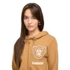 San Francisco 49ers Light Bronze Logo Select Women's Full-Zip Hoodie sold by New Era