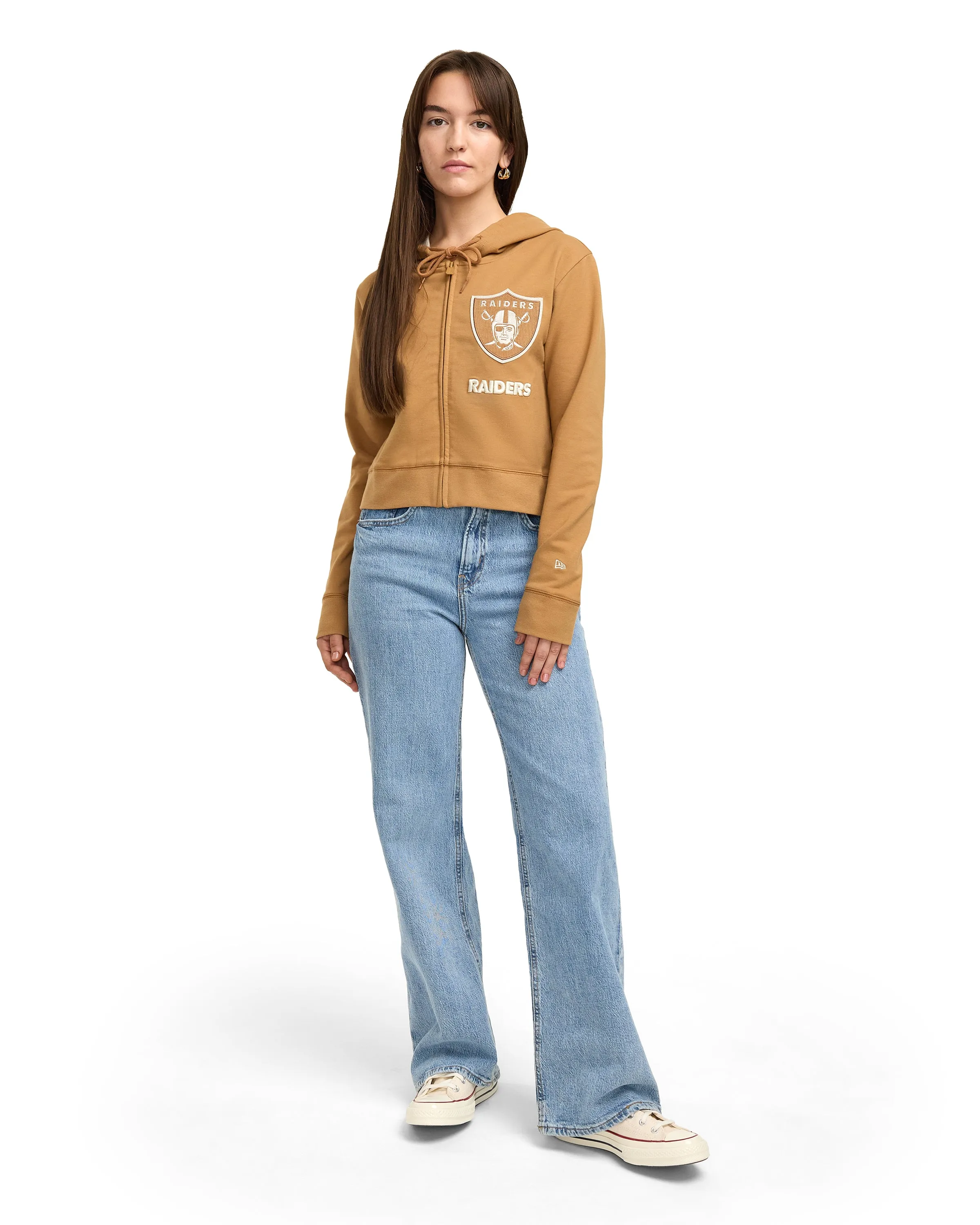 Kansas City Chiefs Light Bronze Logo Select Women's Full-Zip Hoodie sold by New Era product image thumbnail 4