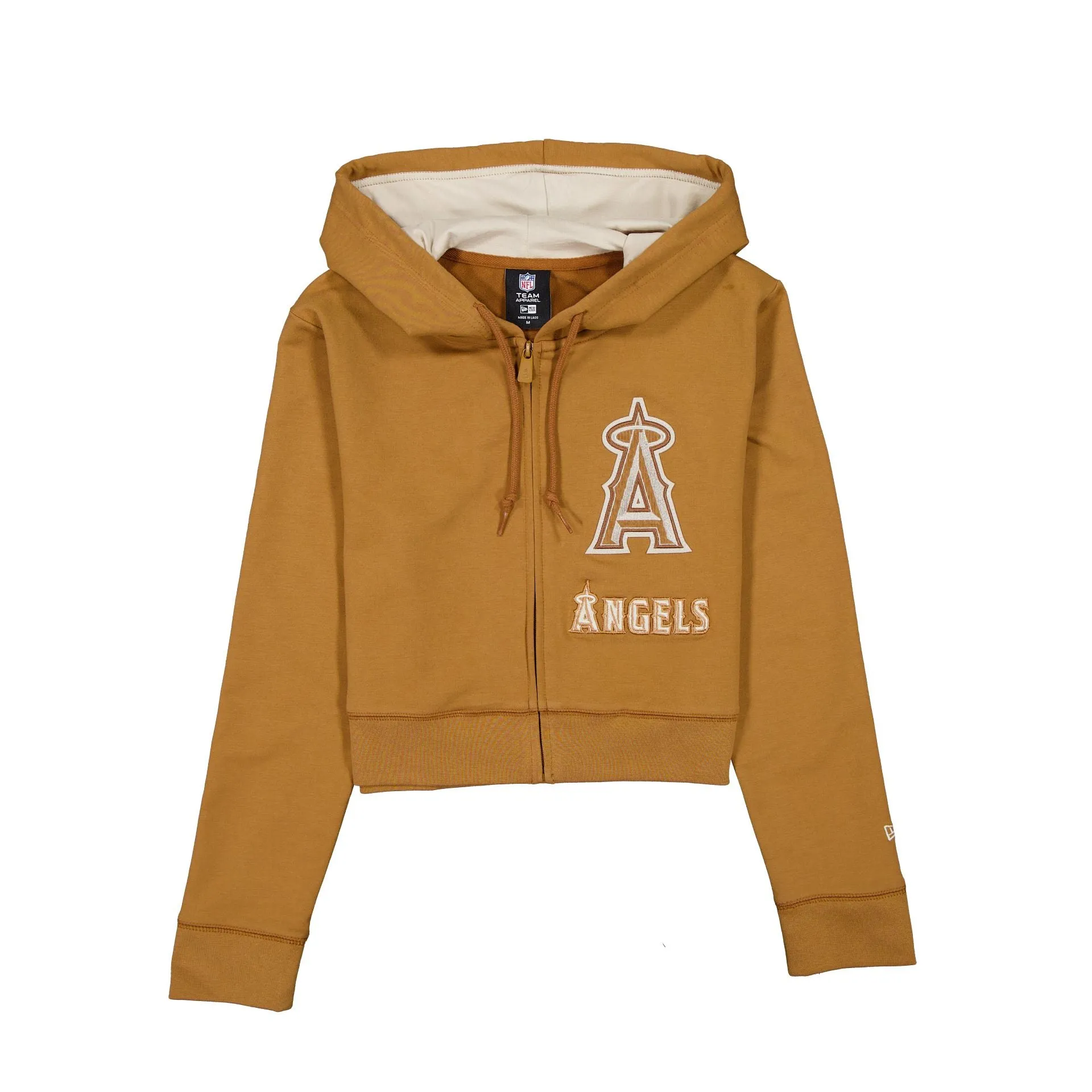 Los Angeles Angels Light Bronze Logo Select Women's Full-Zip Hoodie sold by New Era product image thumbnail 2