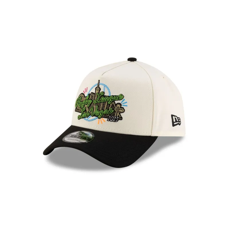 2025 Rugby League Las Vegas Chrome 9FORTY A-Frame Snapback Hat made by New Era