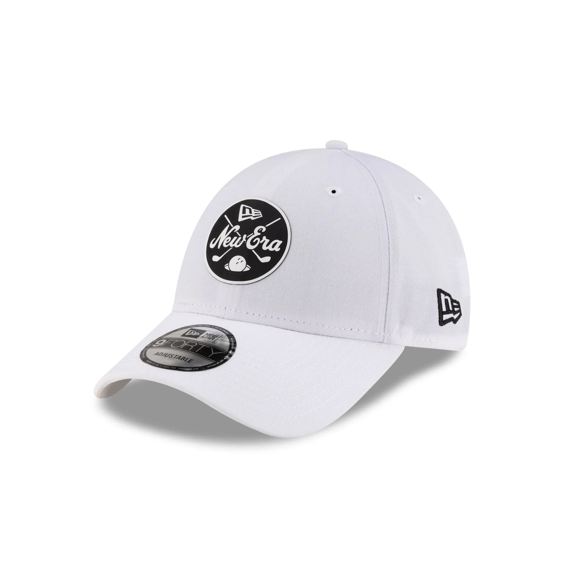 New Era Golf Repreve White 9FORTY Snapback Hat sold by New Era