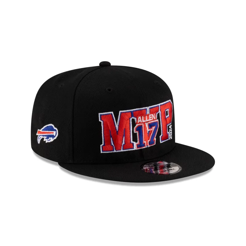 Buffalo Bills Josh Allen MVP Black 9FIFTY Snapback Hat sold by New Era